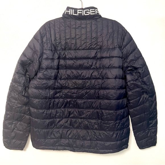 TOMMY HILFIGER PUFFET PACKABLE CONSTRUCTION JACKET in NAVY - Picture 4 of 16